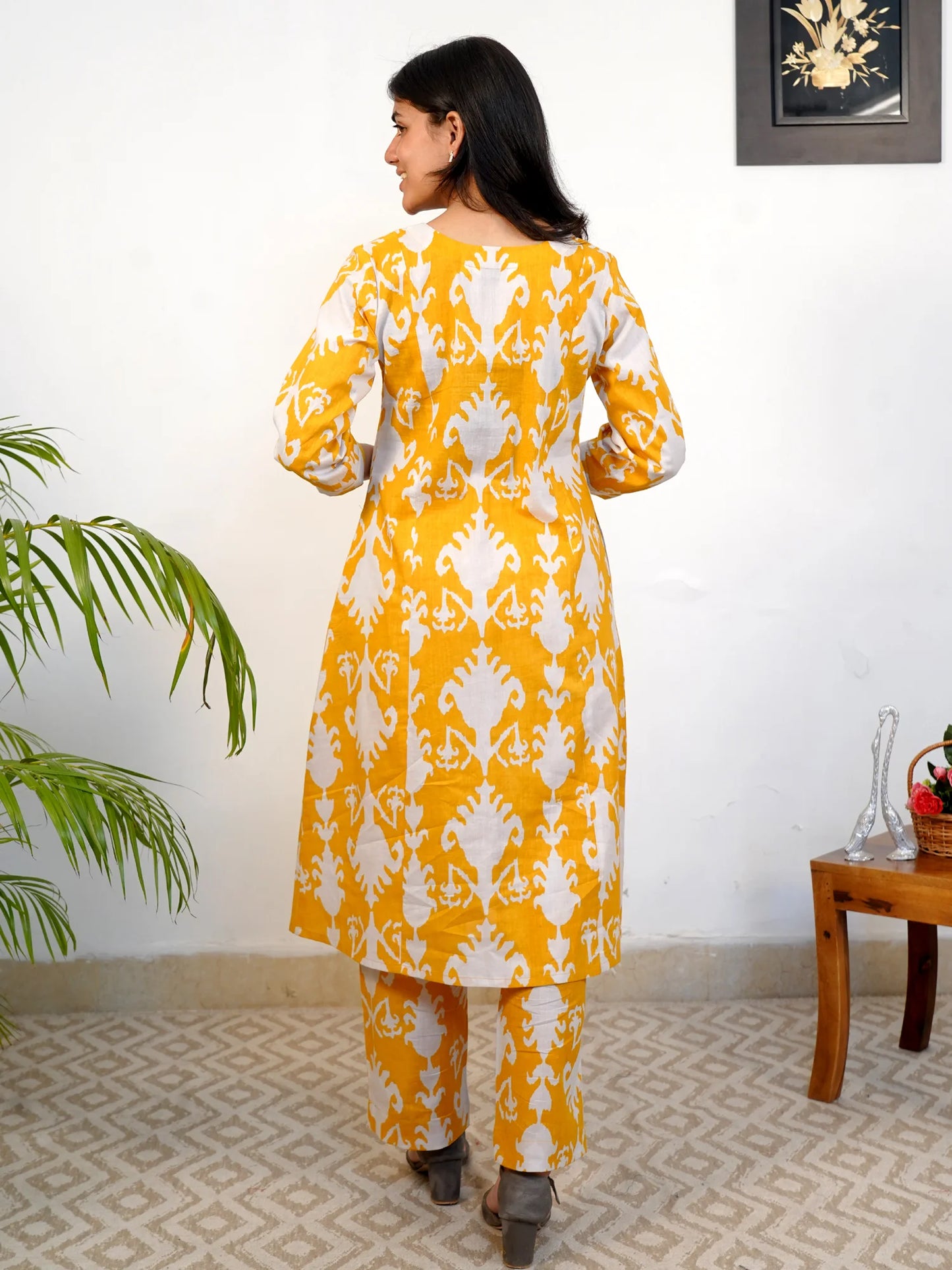 Citrus Garden Box Pleated Coord Set