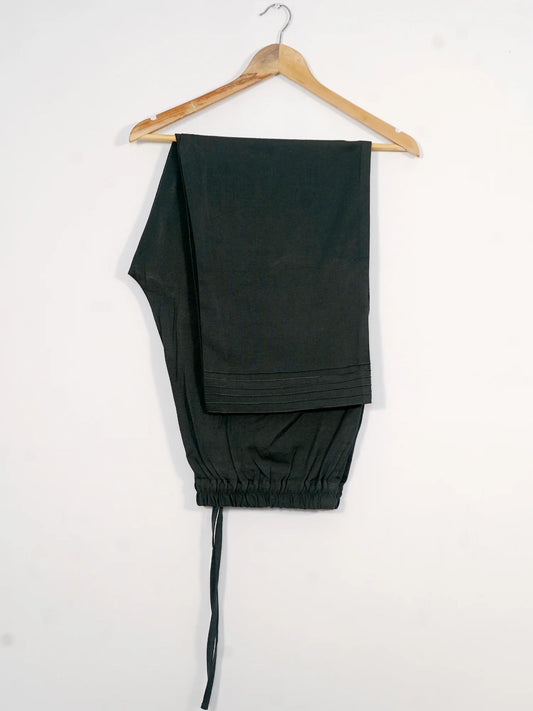 Dark Green Cotton Palazzo