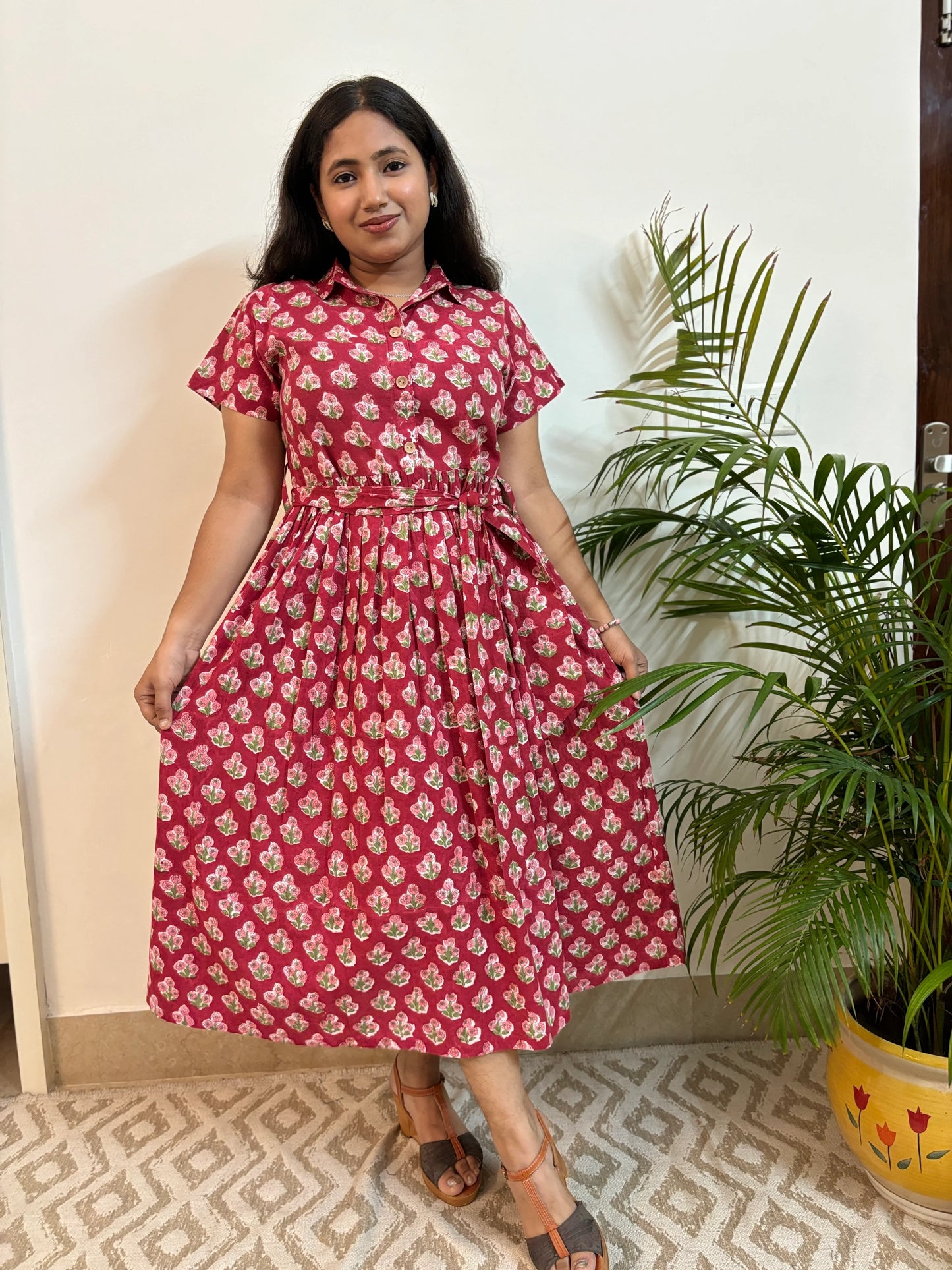 cotton frocks for ladies