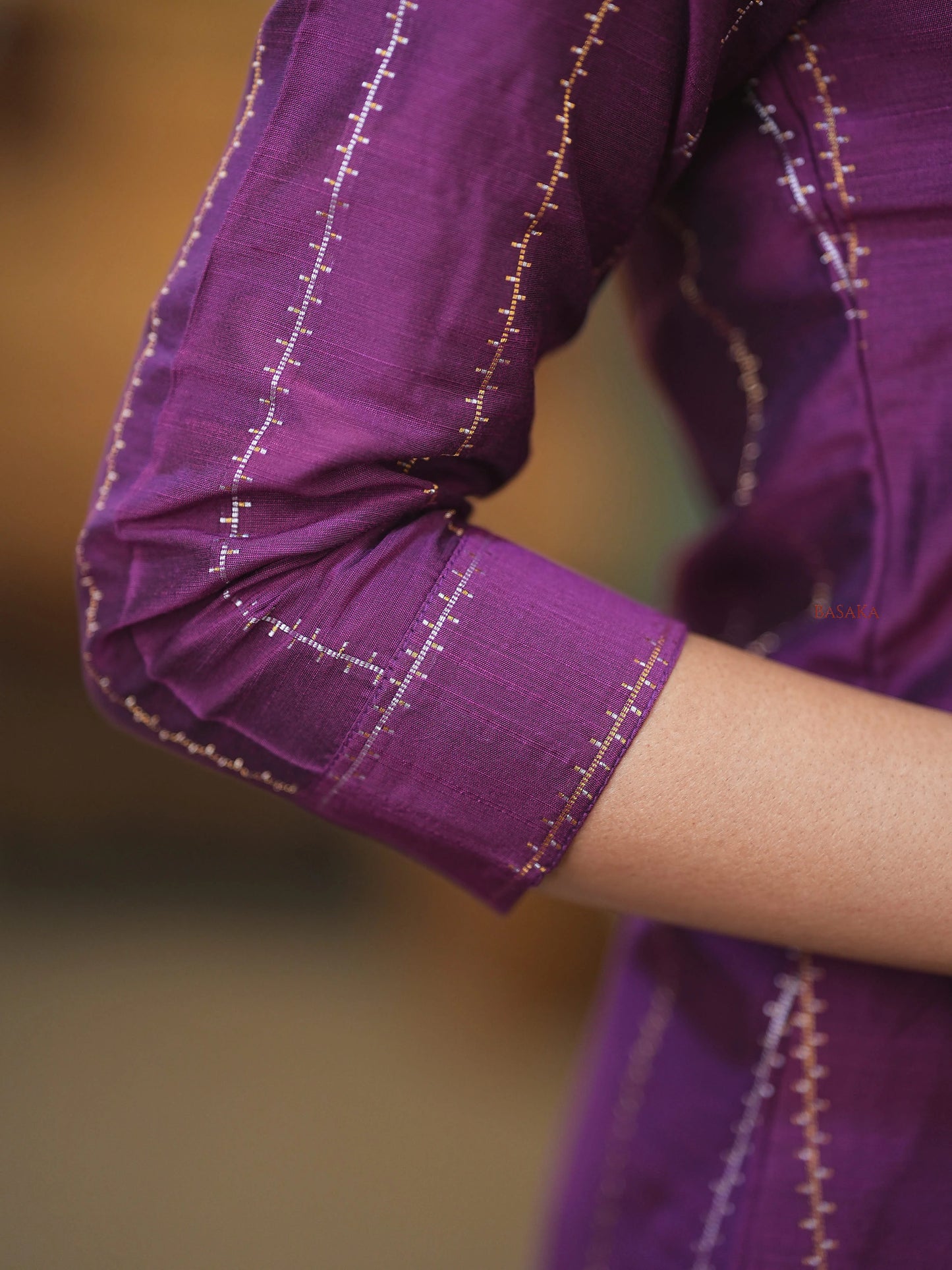 Soft Silk Purple Suit Set (3Pcs.) with lining