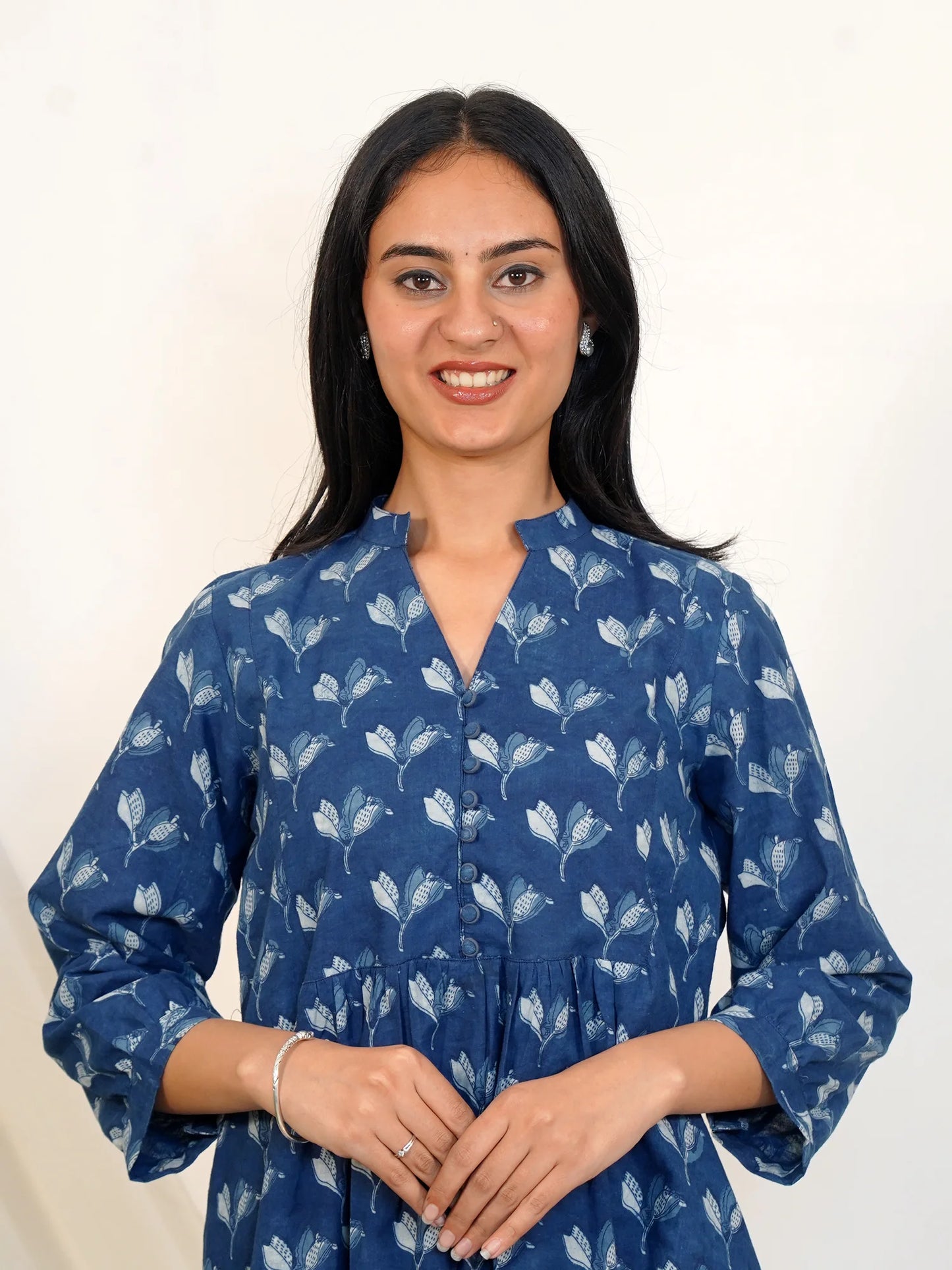 Blue Wings Gathered COTTON Kurta