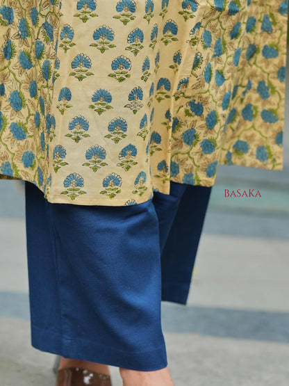 Garden Roses Charm A-line COTTON Kurta