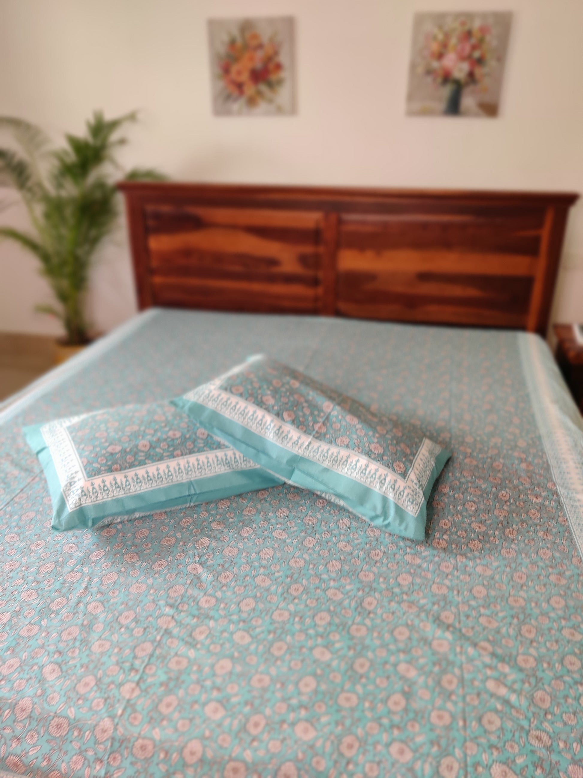 cotton bedsheet double bed