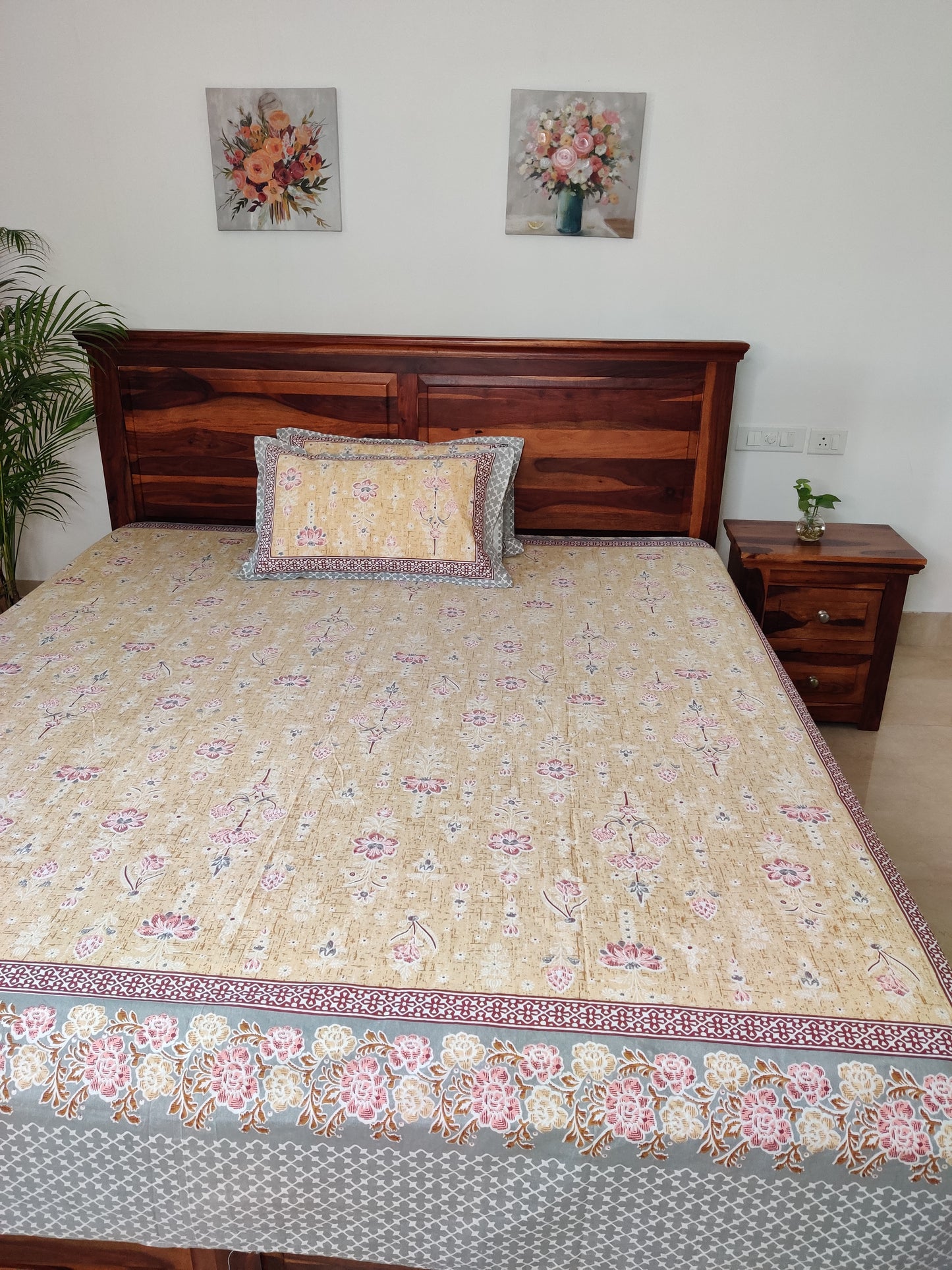 floral print bed sheets