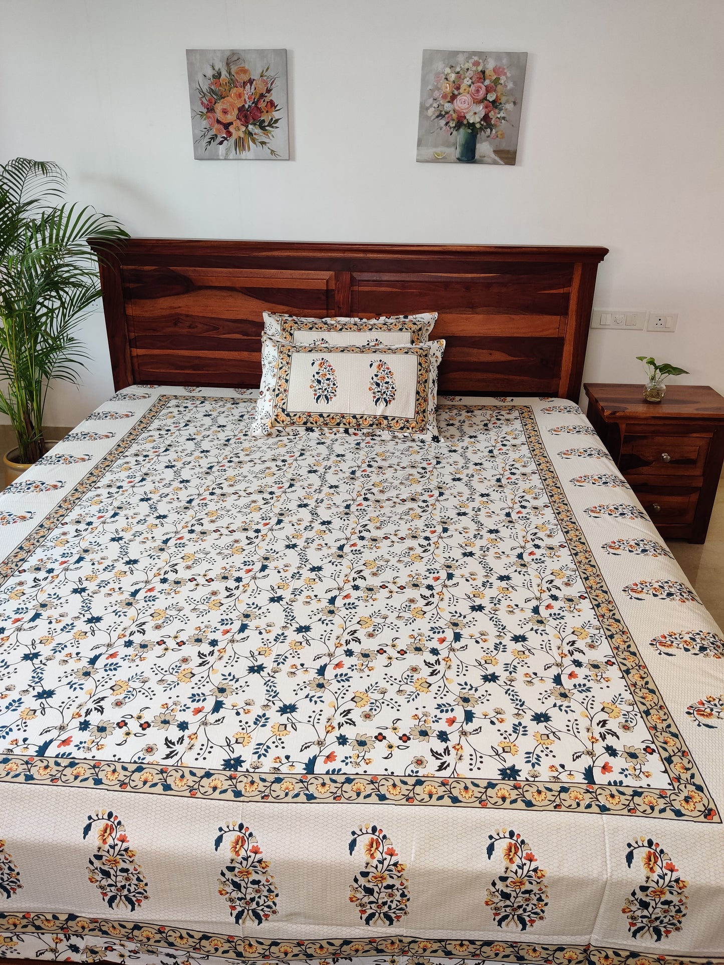 floral print bed sheets