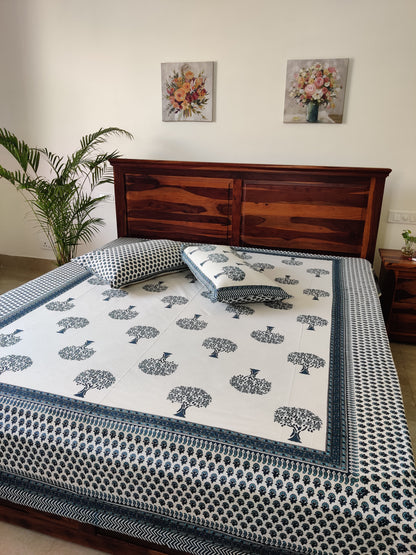 block print bedsheet