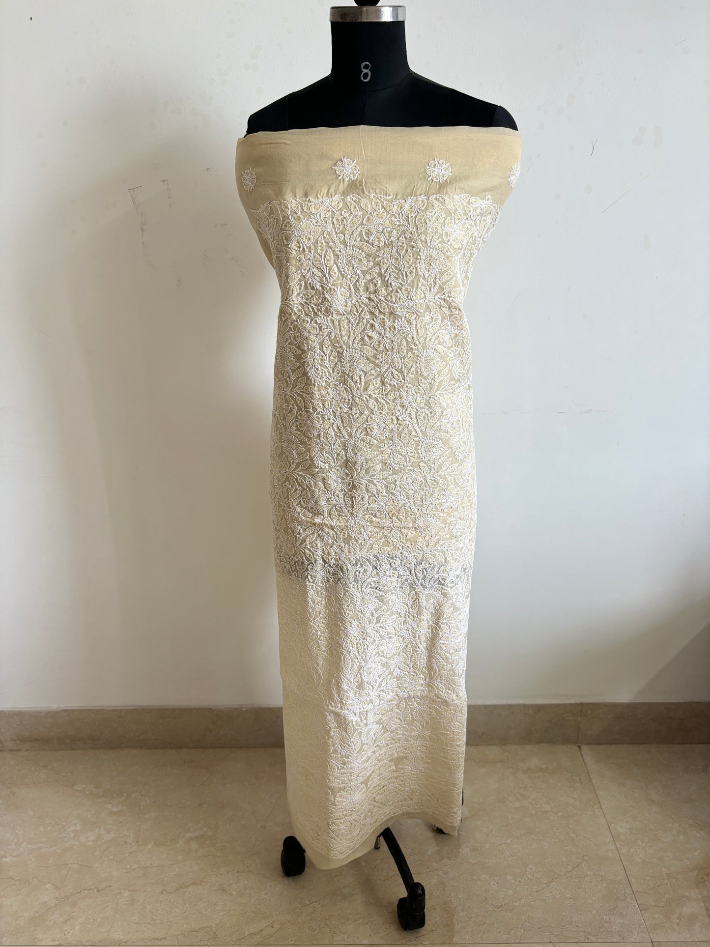 Awadh Aanchal Chikankari Long Kurta