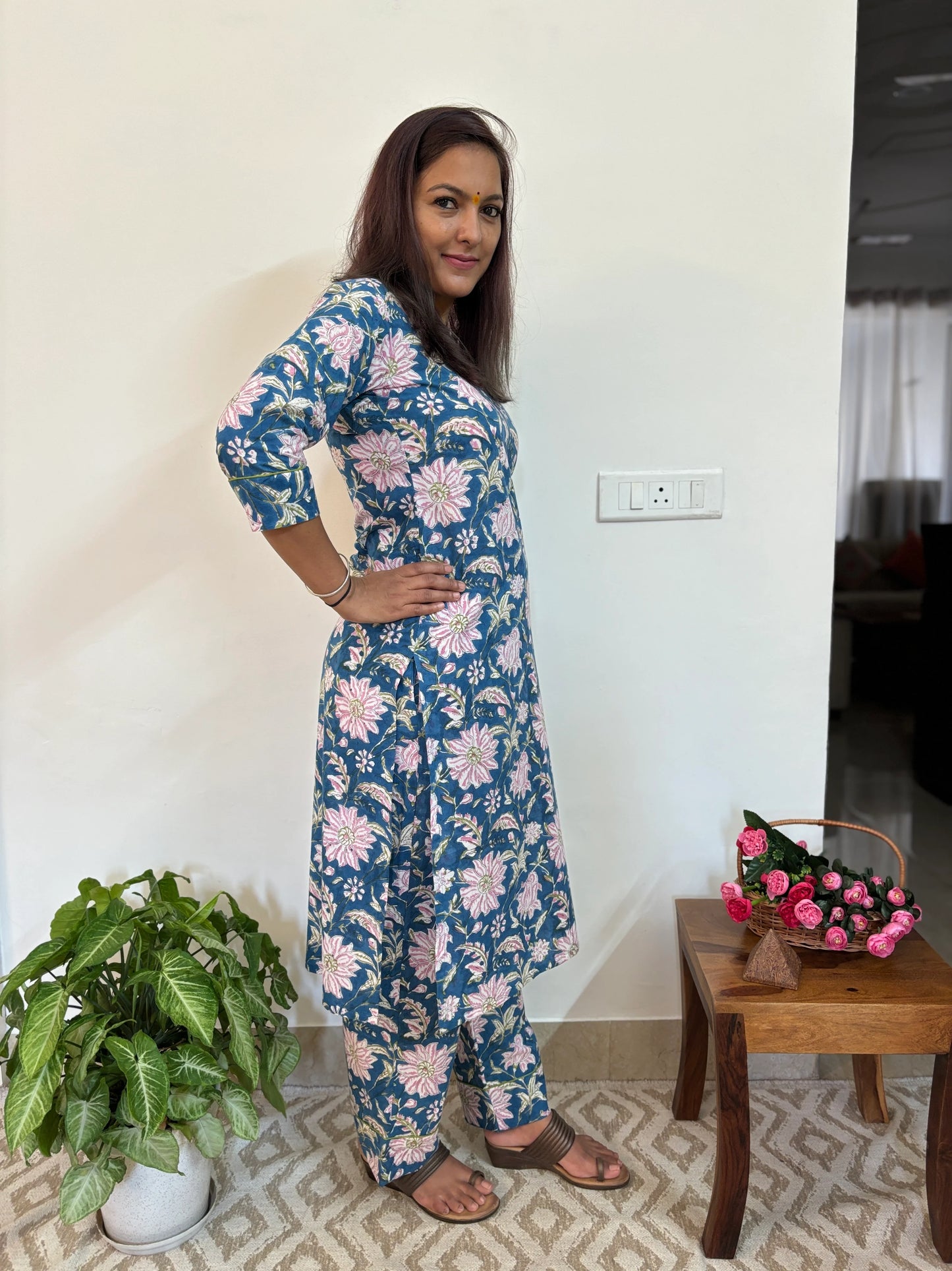 Honolulu Blue Floral Co-ord Set