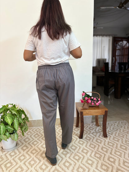 Grey Cotton Pant