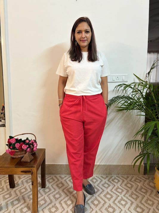 Maroon Cotton Palazzo