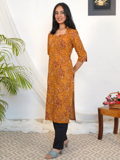 Sunset Bloom COTTON Kurta