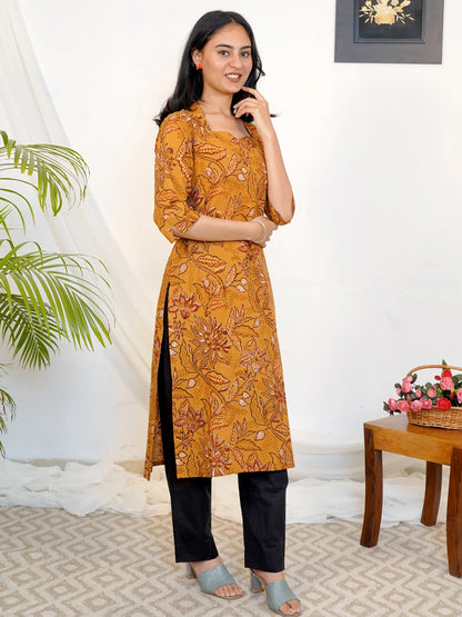 Sunset Bloom COTTON Kurta