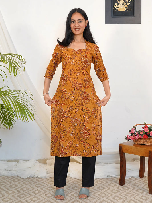 Sunset Bloom COTTON Kurta