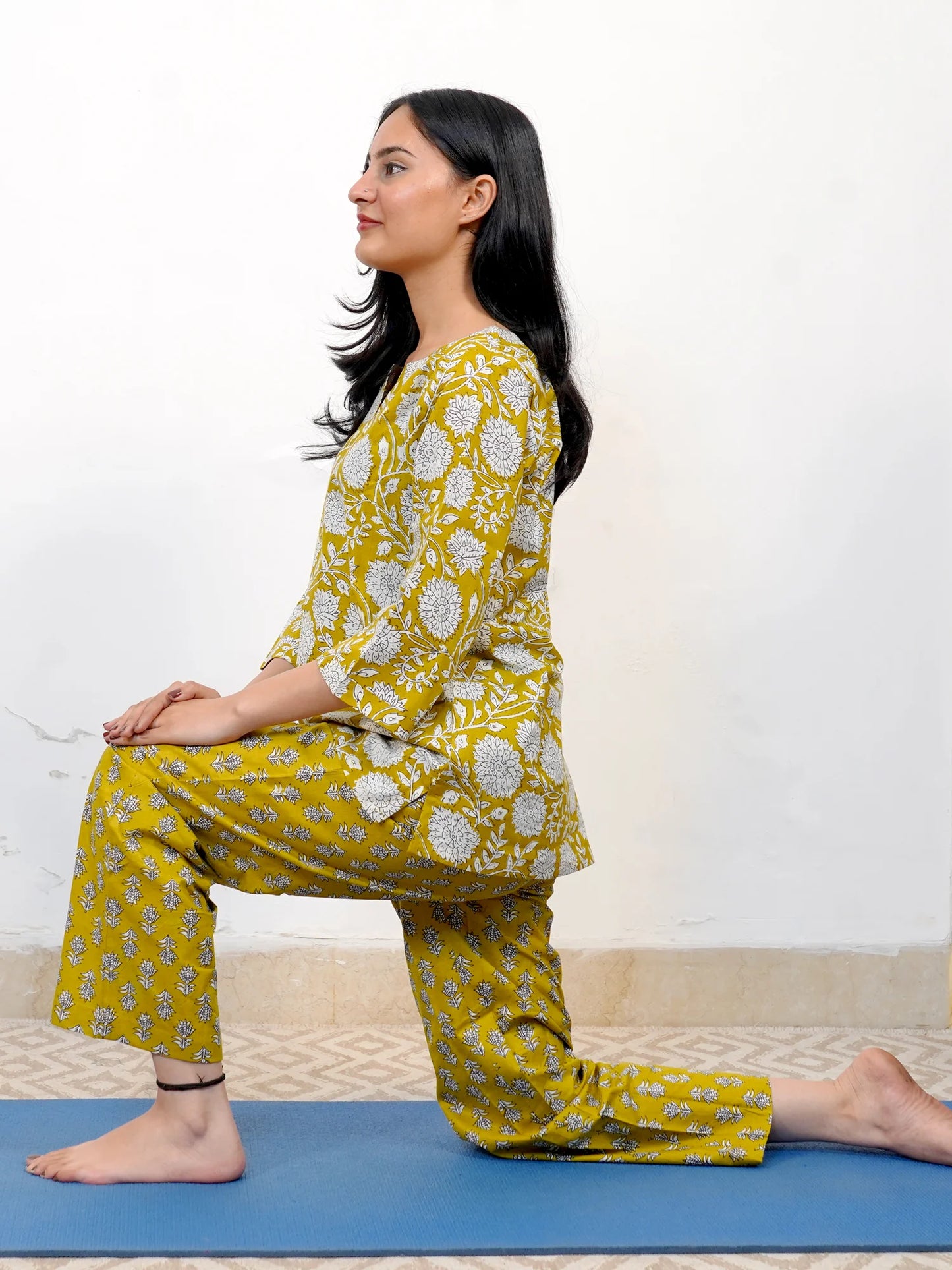 Vegas Gold Floral COTTON Lounge Set