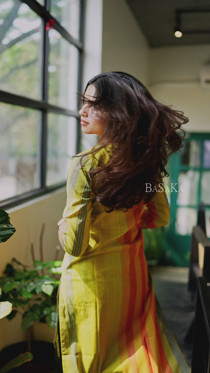 Rainbow Kanta Handloom South COTTON Kurta